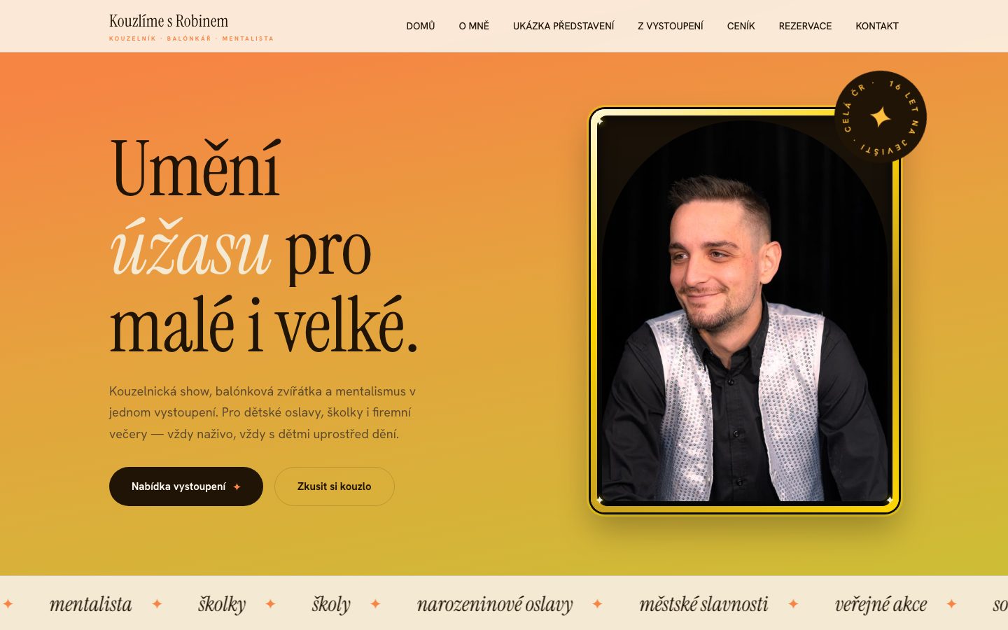 Kouzlíme s Robinem — desktop